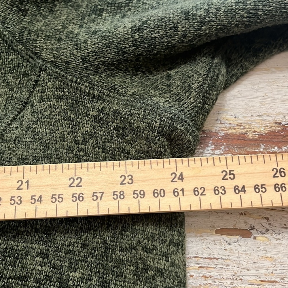 Woolrich XL Qtr Zip Pullover Forest Green with Chest Pocket - Picture 7 of 9